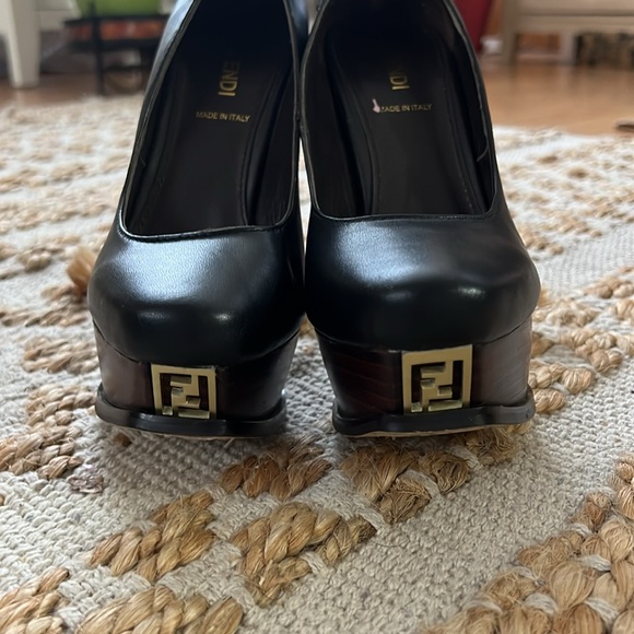 Leather Fendi Heels - Picture 6 of 6